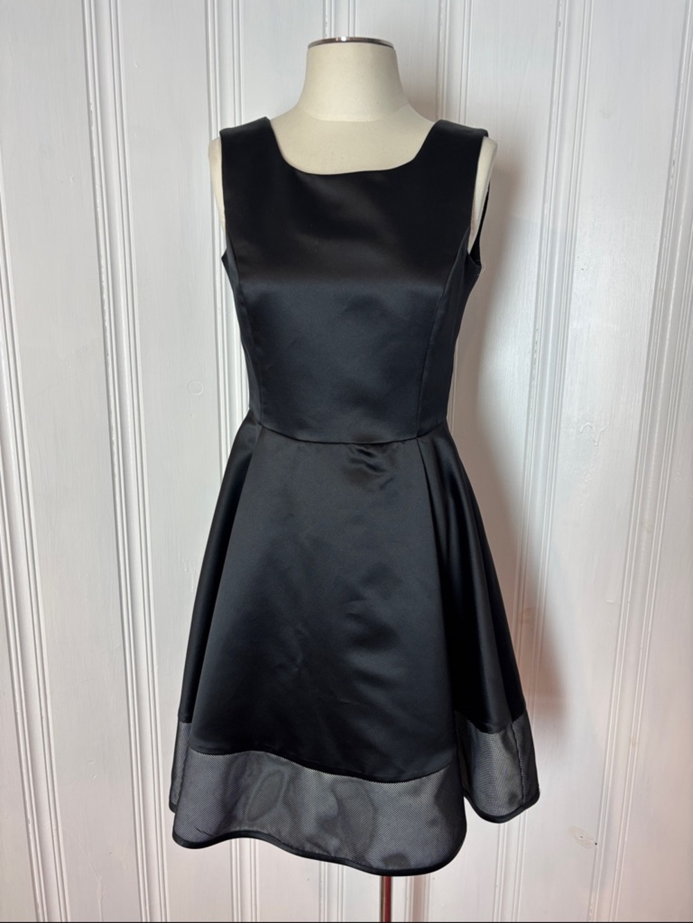 PINK TARTAN Little Black Flare Dress | Size 6